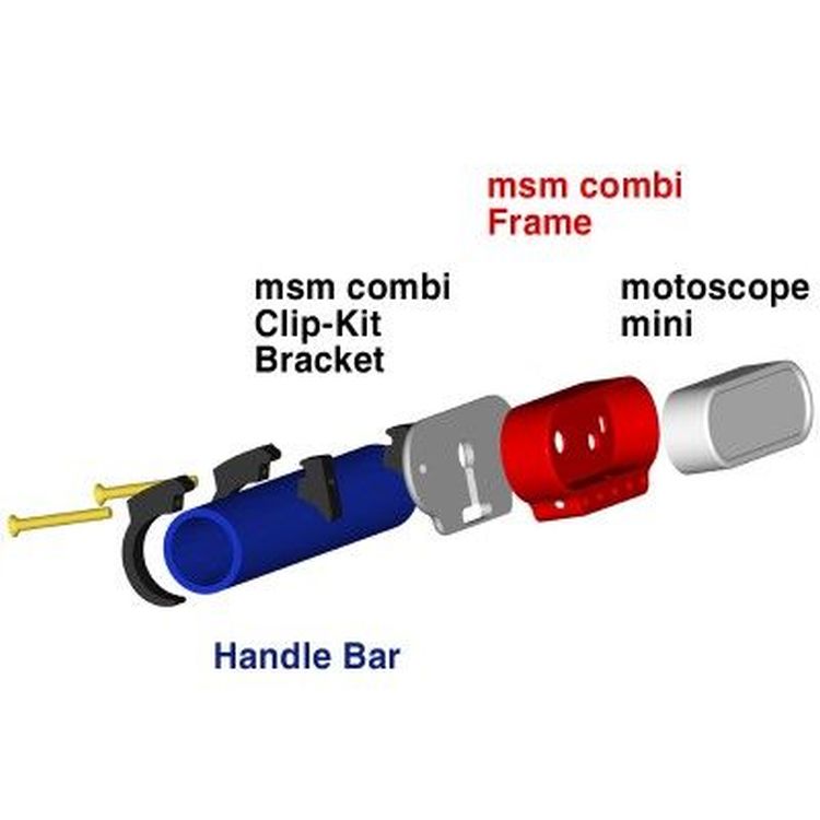 Motogadget Handlebar Clip Kit MSM Combi